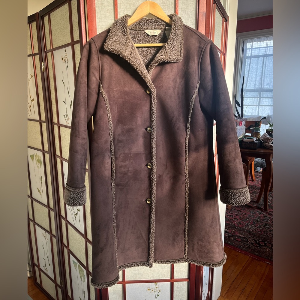 LL Bean Shearling Coat